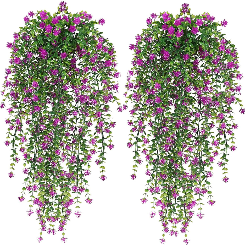 Fake Hanging Plants, Artificial Hanging Plant Fake Plants Faux Ivy Vine Wall Hanging Plants Greenery Shelf Home Office