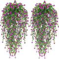 Fake Hanging Plants, Artificial Hanging Plant Fake Plants Faux Ivy Vine Wall Hanging Plants Greenery Shelf Home Office
