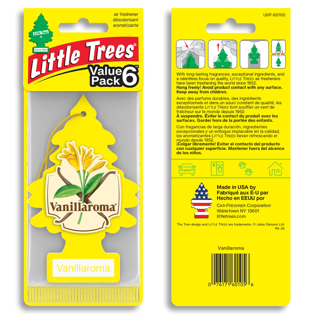 Car Air Freshener | Hanging Tree Provides Long Lasting Scent for Auto and Home | 24 Air Fresheners |Vanillaroma