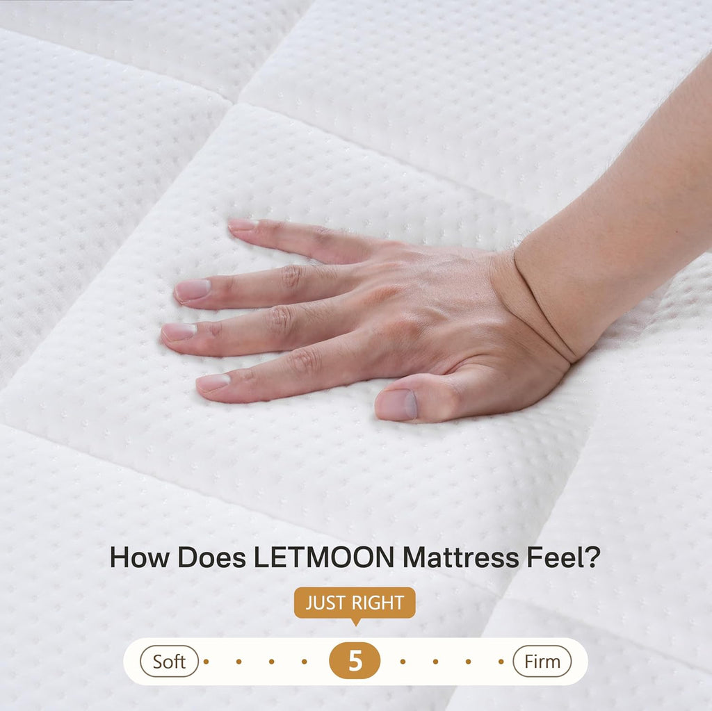 California King Mattress, Hybrid 12 Inch Cal King Mattress in a Box | 2026 Upgraded Cooling Gel Memory Foam, Zoned
