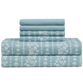 6-Pc Sheet Set with Cooling Pillowcases, Coastal Stripe