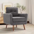 Accent Chair, Reading Chair, Mid Century Modern Arm Chair, Button Tufted Upholstered Accent Chairs Sofa with Solid