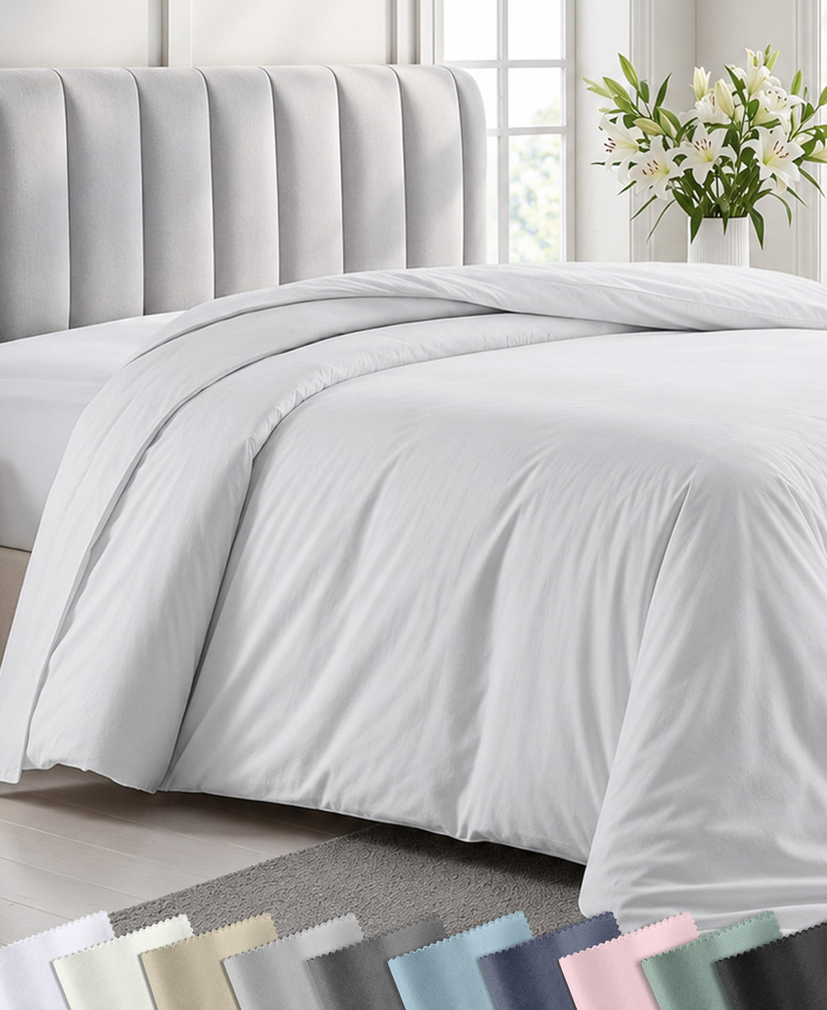 Luxury Duvet Cover, White