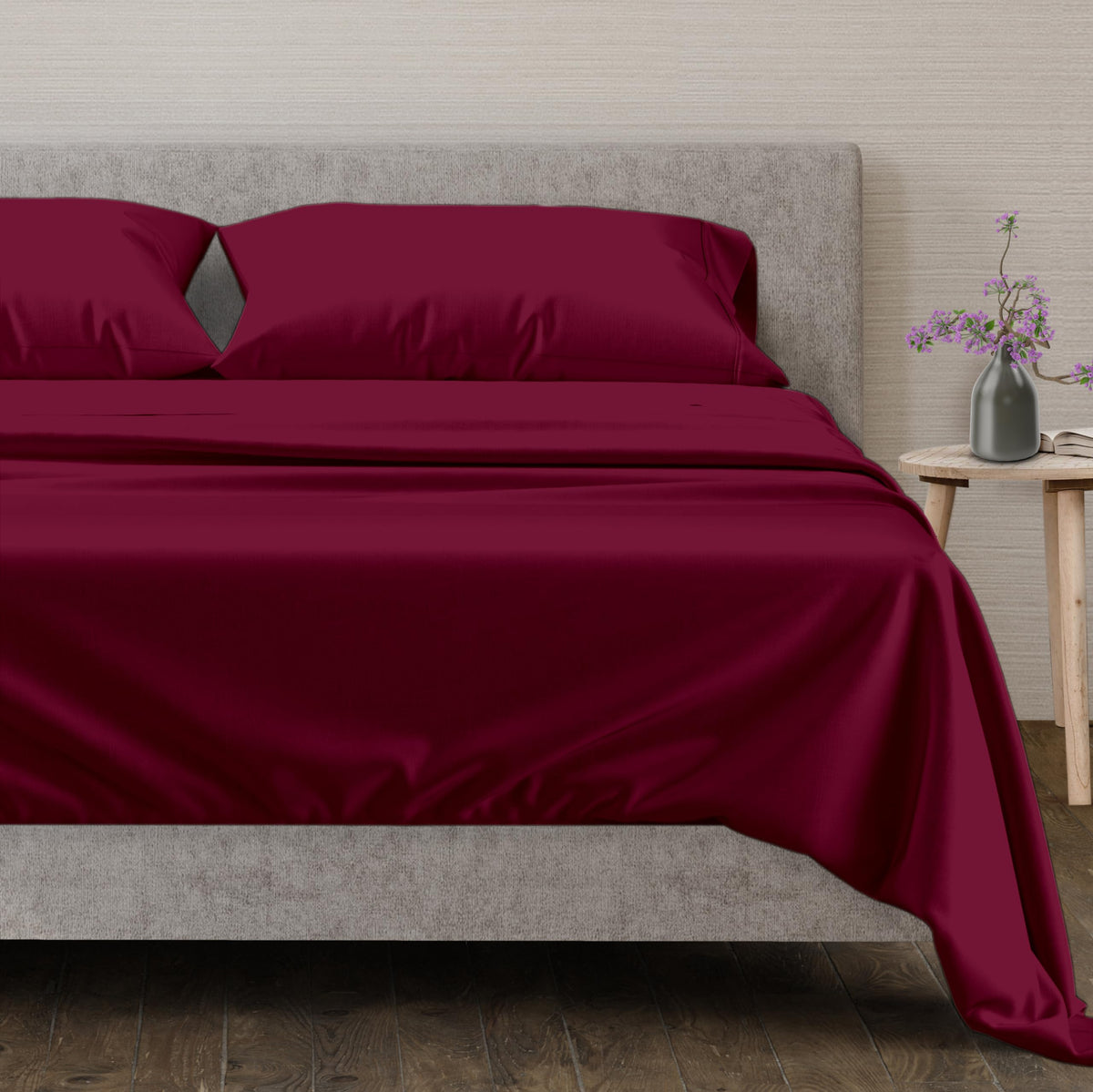100% Egyptian Cotton Sheets Set - Luxury 600 Series Voyage Collection Egyptian Cotton Sheets (4