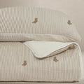 Bear Crib Bedding Set, 5-Layer Organic Cotton Muslin Crib Quilt & Sham, Teddy Bear Nursery, Toddler Comforter 45x60