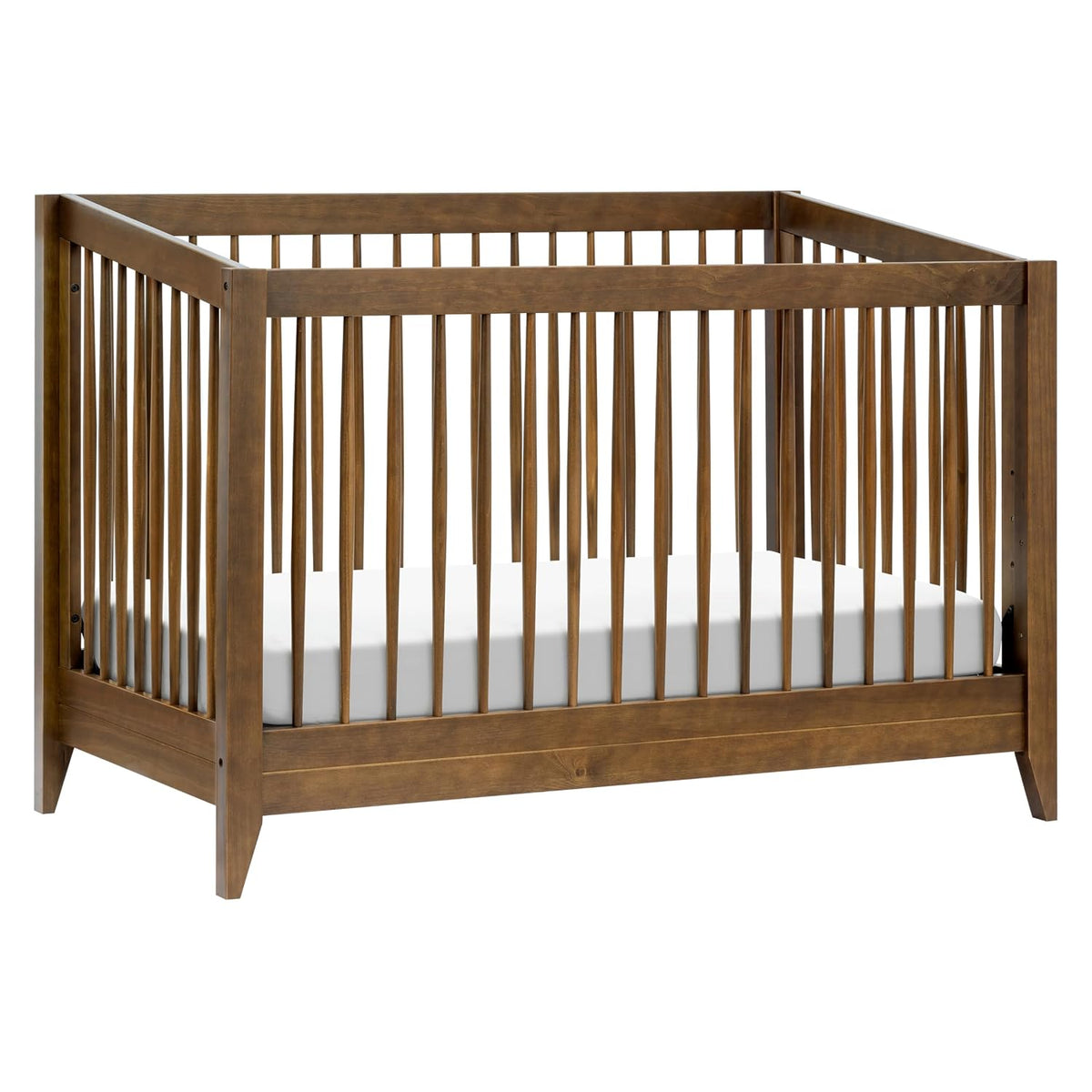 Sprout 4-in-1 Convertible Baby Crib, Natural Walnut | GREENGUARD Gold Certified, Converts to Toddler Bed, Daybed &