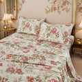 Sheets Set Floral Bedding Chinoiserie Blossom Farmhouse Luxury Grandmillennial Bedding Collections 100%