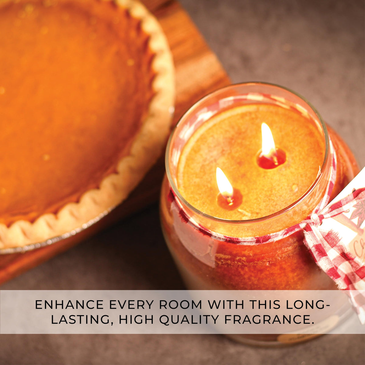 Papa's Pumpkin Pie - 34oz Papa Scented Candle Jar with Lid - Keepers of the Light - 155 Hours of Burn Time, Gift for