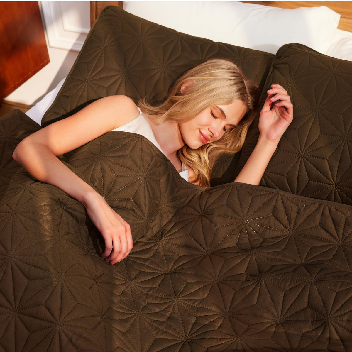 Soft Quilt Bedding Set Lightweight Bedspread