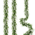 Faux Eucalyptus Garland Plant Fake Vines, Faux Draping Greenery, 3Pcs