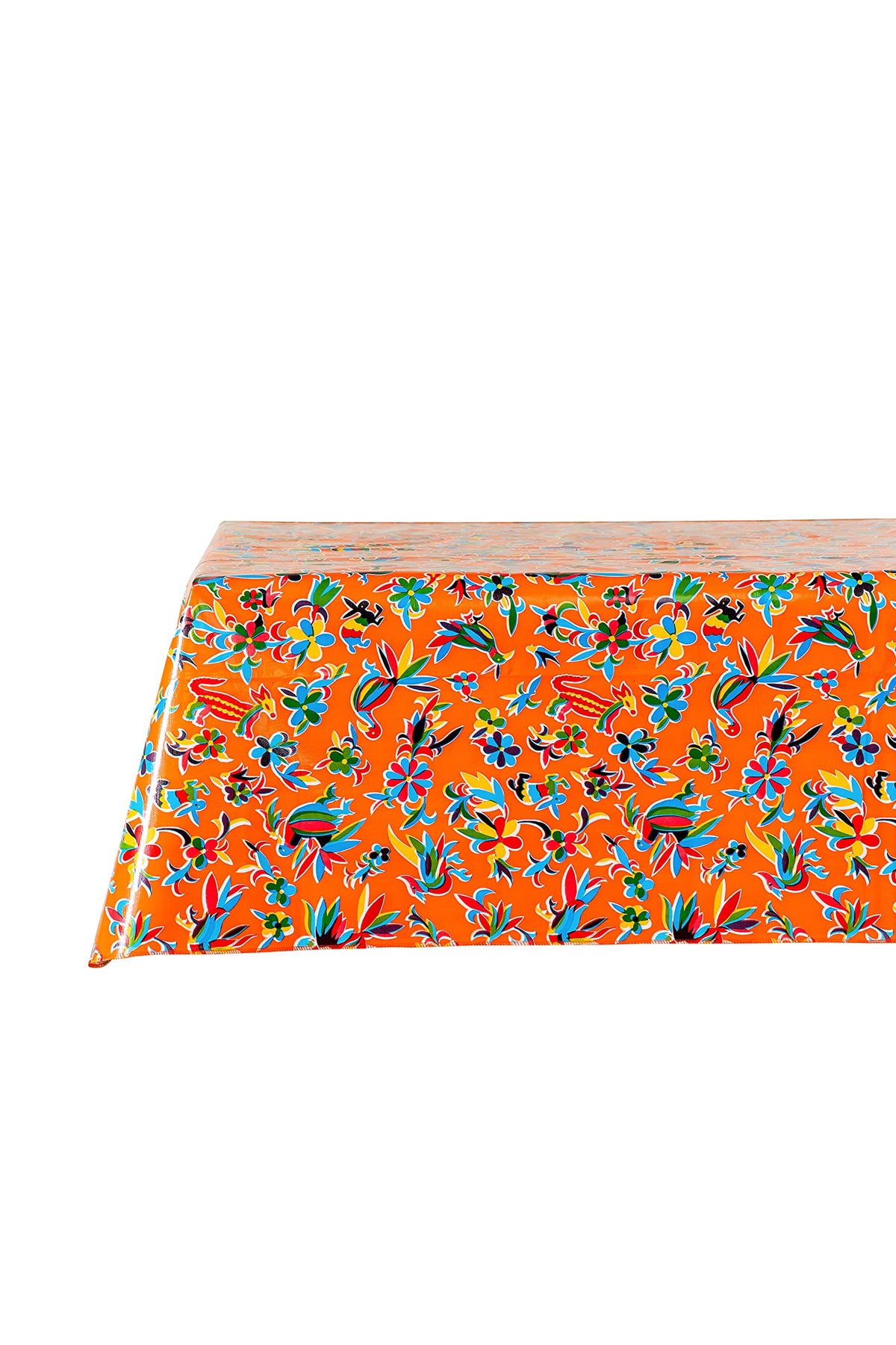 Waterproof Oilcloth Table Cloth - Wipeable Tablecloths for Picnic - Non-Fading Plastic Table Cover with Better Than