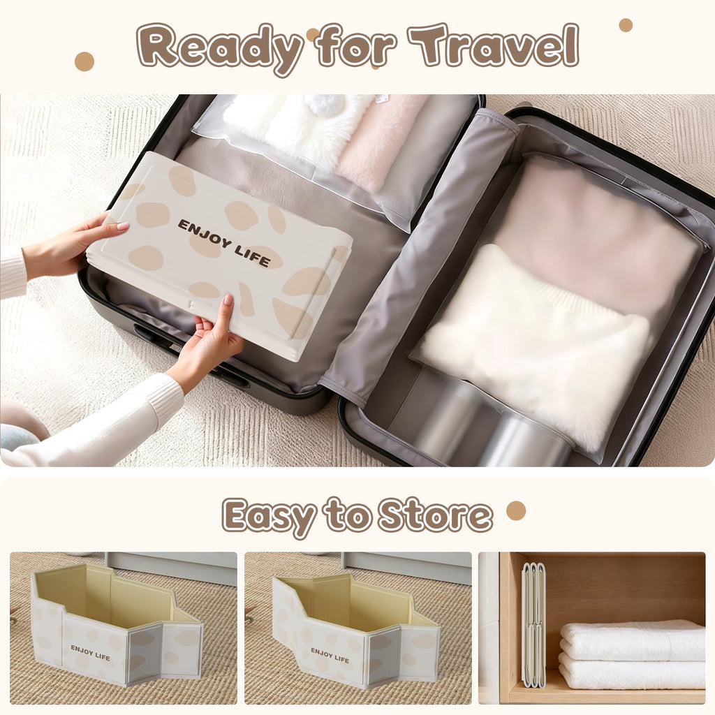 Foldable Baby Bath, Collapsible Baby Bathtub 3M-8Y, Portable Travel Baby Bath Tub with Non-Slip Base, Pop Up Folding