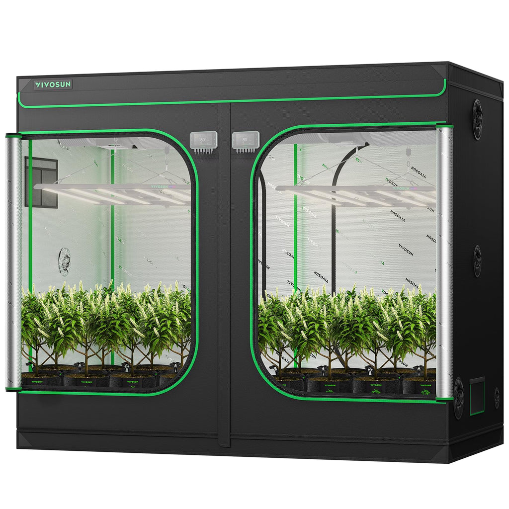 4x8 Grow Tent 96"x48"x80" High Reflective Mylar Tent