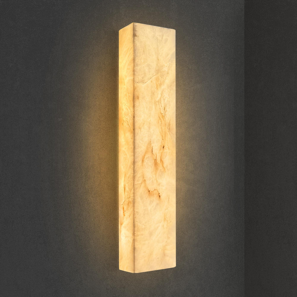 Alabaster Wall Sconces Natural Marble Bathroom Vanity Wall Light Fixture