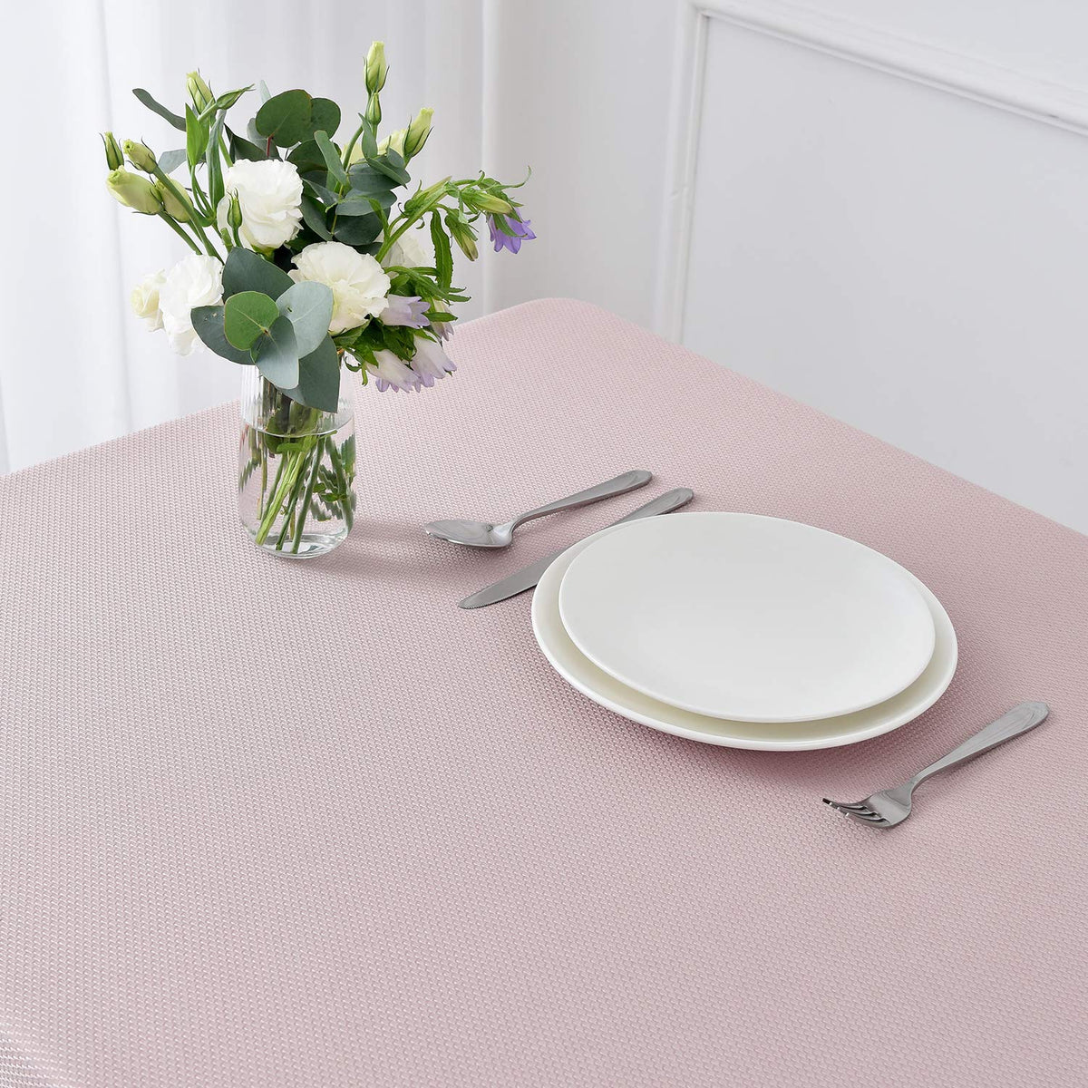 Jacquard Tablecloth Stain Resistant Waterproof Wrinkle Resistant Spillproof Washable Soft Textured Table Cloth