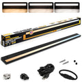 LED Under Cabinet Lighting Hardwired - 40 Inch Black
