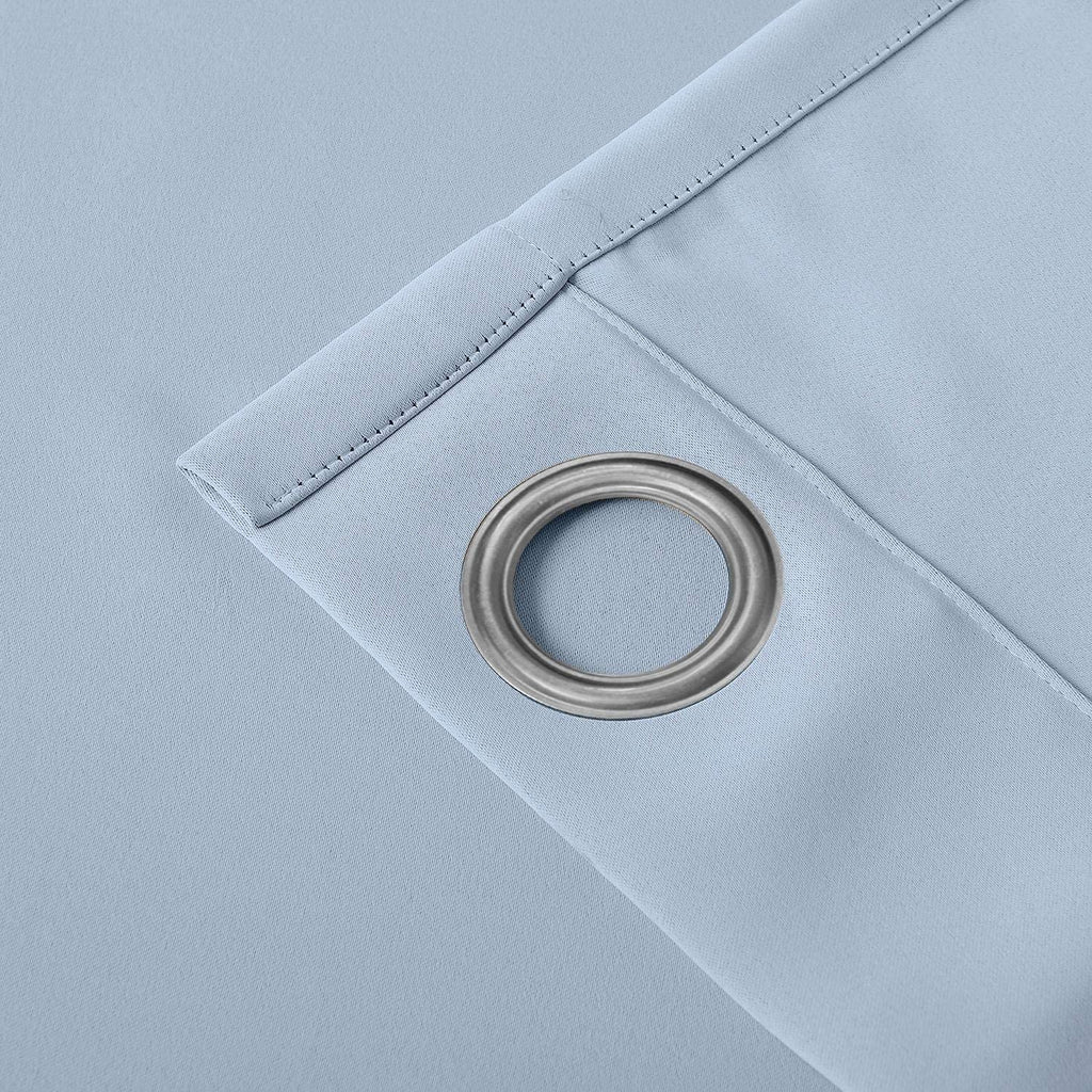 X 96L Top Bottom Aluminum Grommet Outdoor Curtain 1 Panel