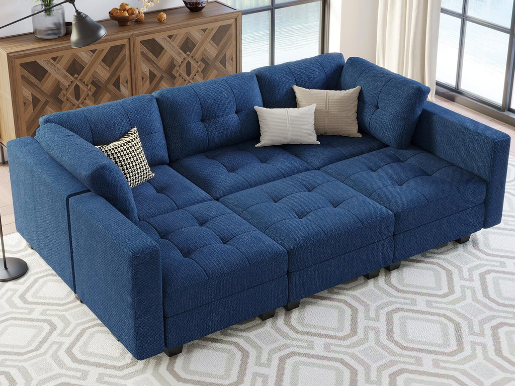 Modular Sectional Sofa with Storage Sectional Sleeper Couch Modular Sofa Bed Blue