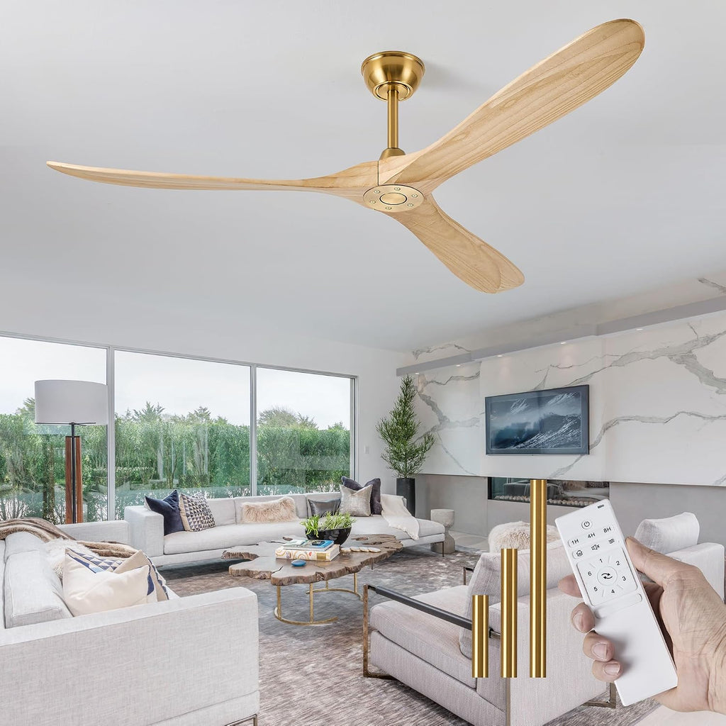 72" Ceiling Fan with Remote, No Light