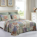 Quilt Patchwork Bedspread Set