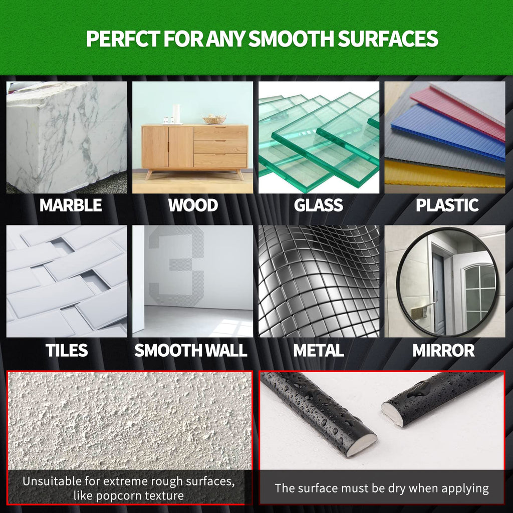 25 ft Peel and Stick Trim, Molding Trim for Walls, Edges, Borders, Backsplash Tiles, Flexible and Self Adhesive Trim
