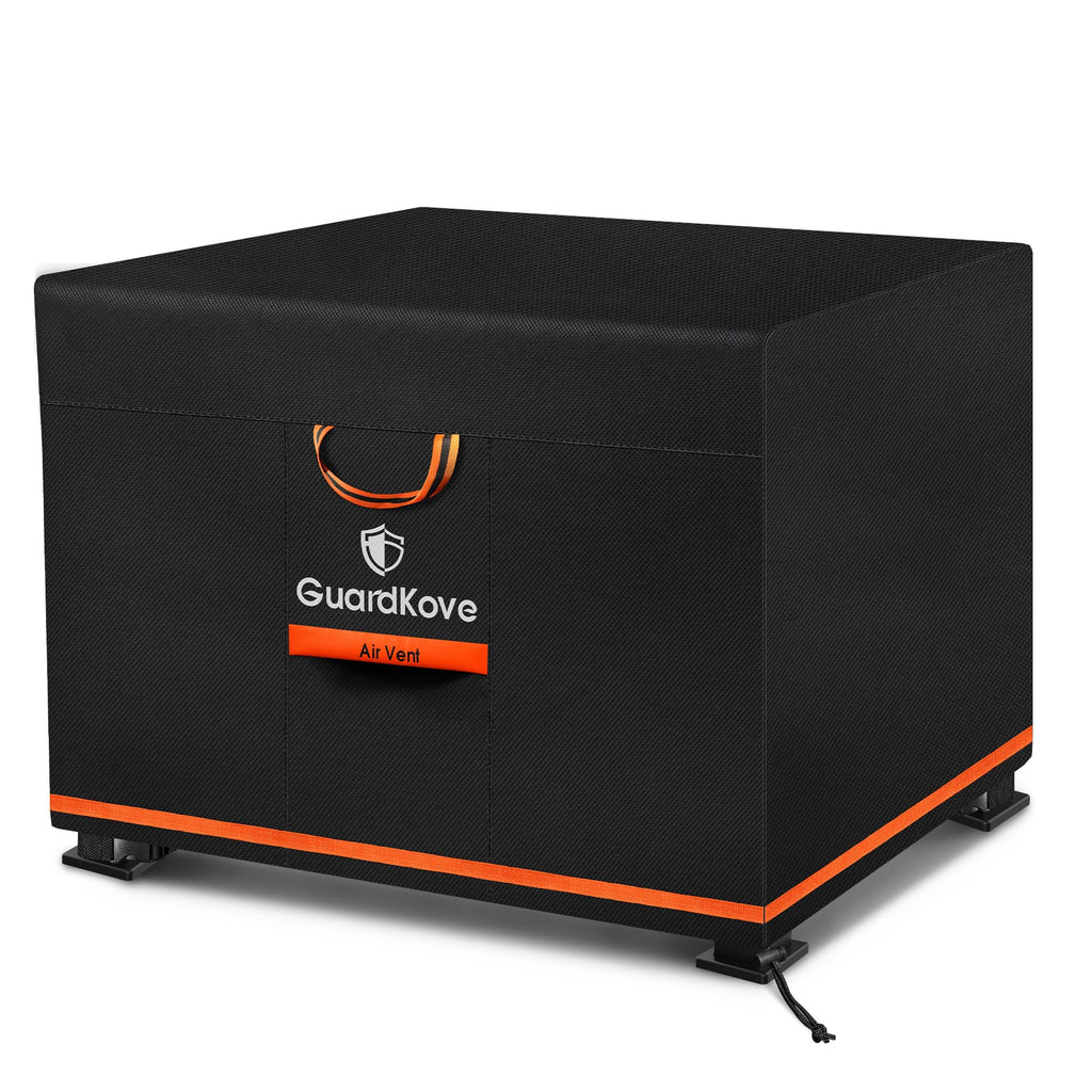 Upgraded 1000D Heavy Duty Fabric] 32 inch Fire Pit Cover Square