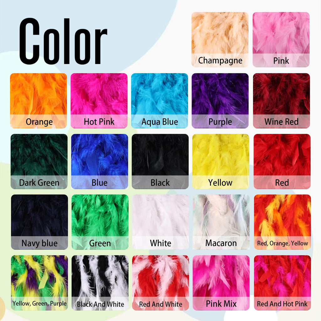 Champagne Turkey Feathers Trim Fringe 10Yard 4-6inch