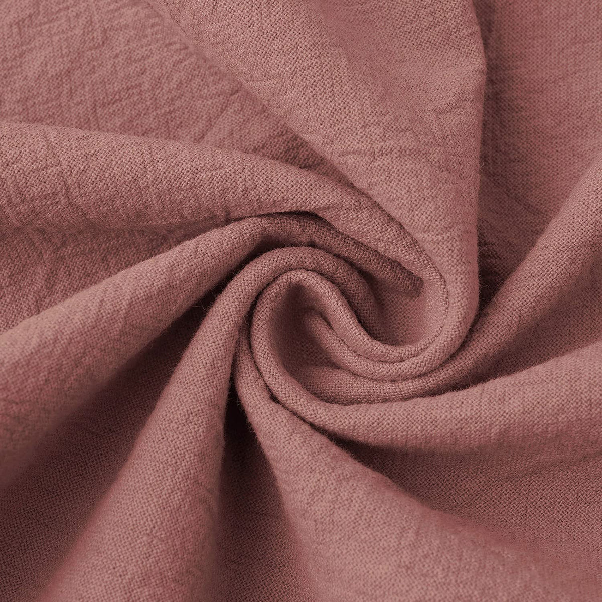 Toddler Baby Girl Cotton Linen Ruffle Halter Dress Dark Pink 80
