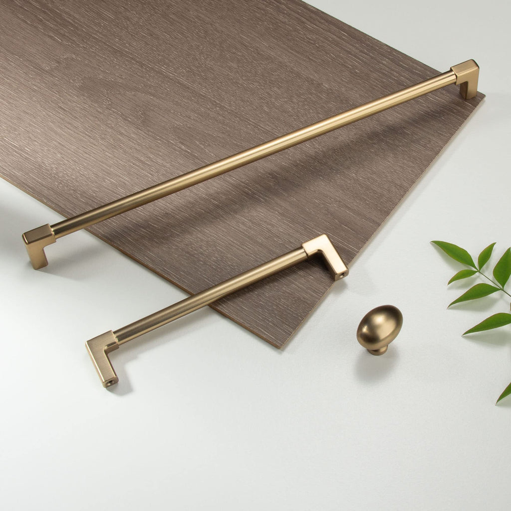 10 Pack Classic Solid 6.3 inch Matte Champagne Bronze Cabinet Pulls