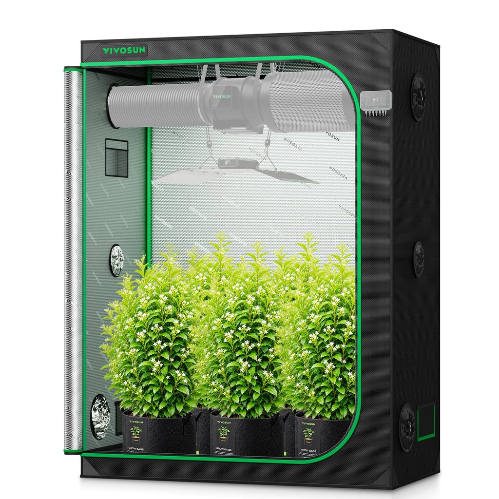 5x3 Grow Tent 60"x32"x80"High Reflective Mylar Tent Indoor Grow