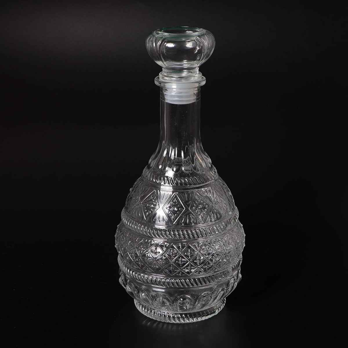 Liquor Decanter, Glass Spirits Decanter with Airtight Stopper, Whiskey Vodka Bourbon Decanter Bottle for Gift, Home