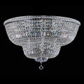 32 Inch Sixteen-Light Chrome Modern Crystal Chandelier, Bright