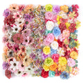 217 Pack Faux Flowers Heads Artificial Silk Rose Daisy Blossom Flower Head Mini for DIY Craft Wedding Home Party