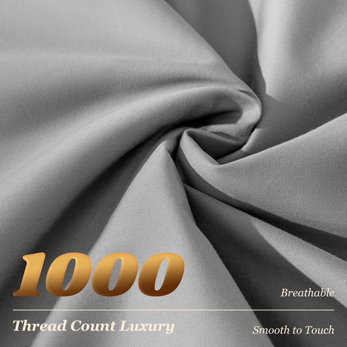100% Egyptian Cotton Sheets 16" Deep Pocket, 4Pcs King