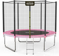 Trampoline with Net for Kids Outdoor 8 10 12 14 15FT ASTM 400LBS | Combo Bounce Jump for Kids and Adults Backyard
