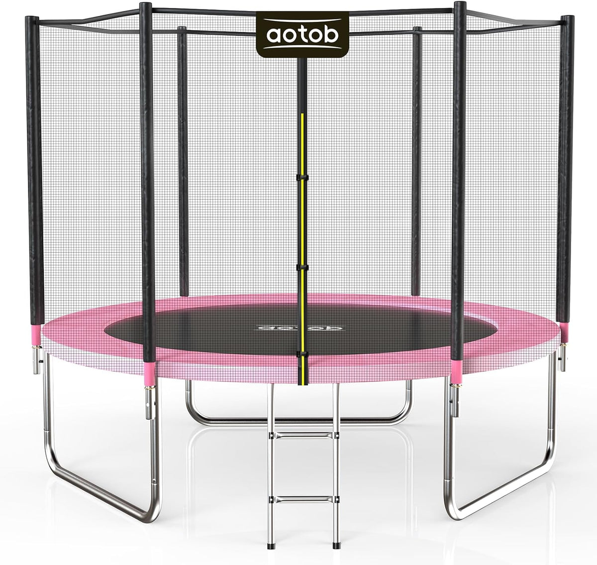 Trampoline with Net for Kids Outdoor 8 10 12 14 15FT ASTM 400LBS | Combo Bounce Jump for Kids and Adults Backyard