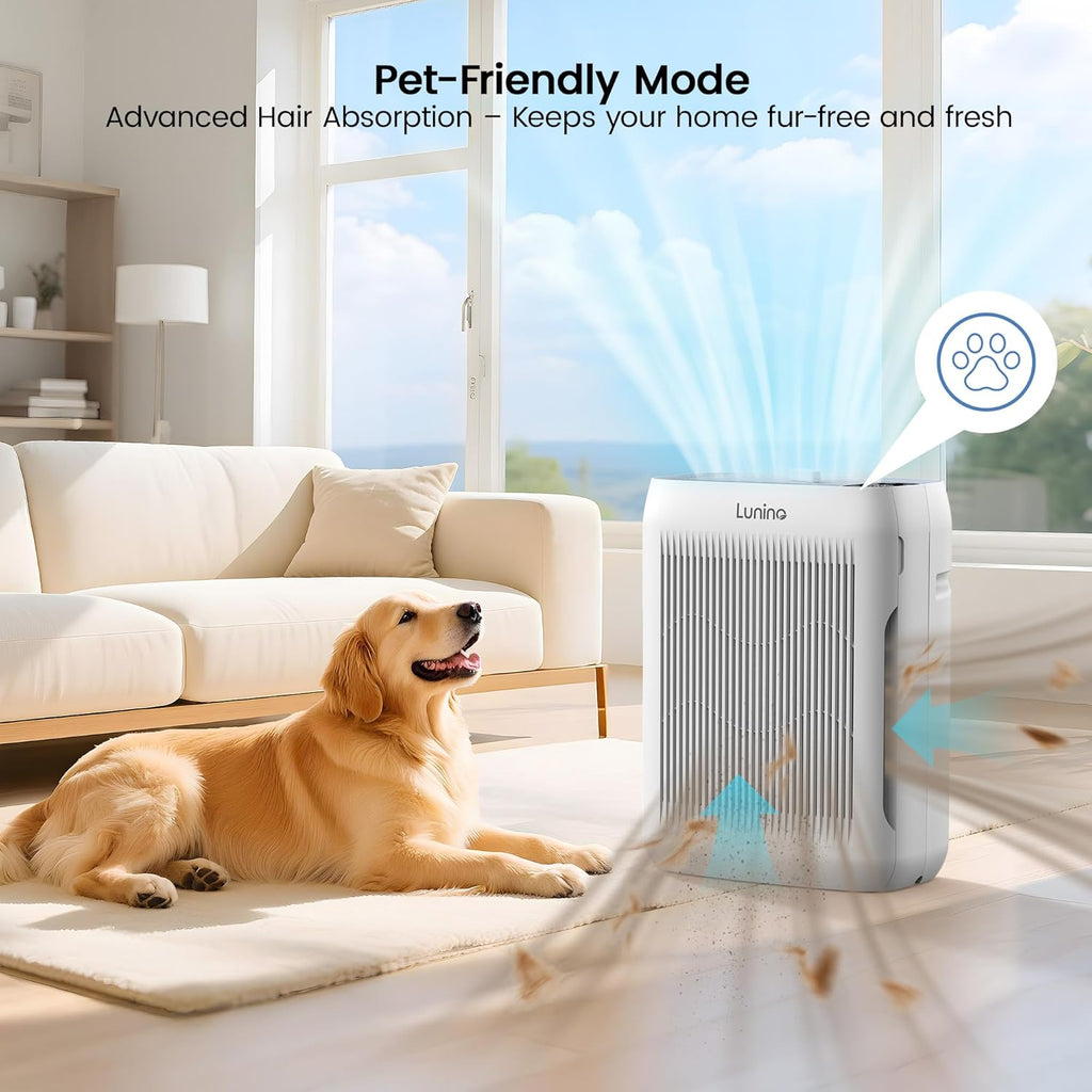 Air Purifiers for Home Large Room up to 3000 Ft², Air Purifier with Auto & Pet Mode, 4 Fan Speeds, Aromatherapy, H13