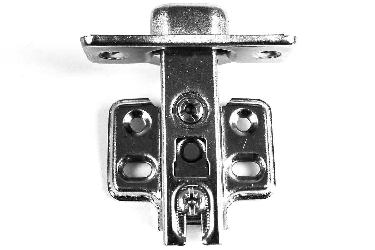 (10 Pieces) Full Overlay Frameless European Hinges 105 Degree 2-Cam 4-Way Adjustable Concealed Kitchen Cabinet Door