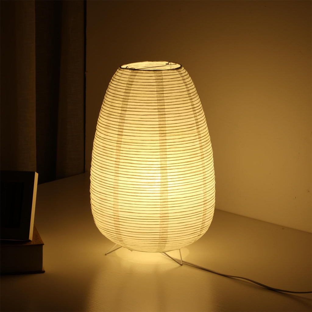 Small Rice Paper Lamp, Japanese Lamp Lantern Table Lamp, Paper Table Lamp, Lantern Lamps for Desk Bedrooms Bedside