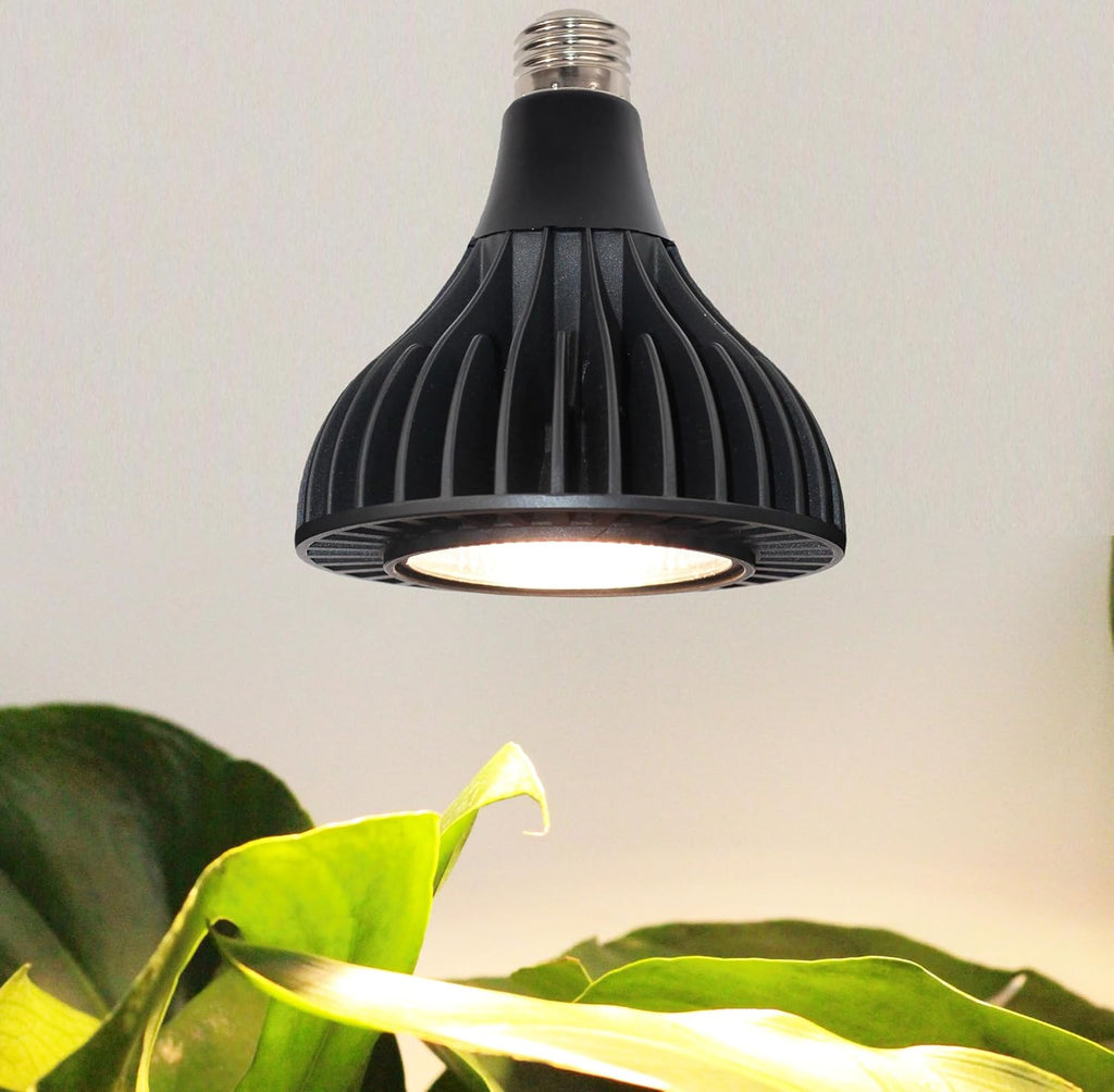 Grow Lights for Indoor Plants, 40W LED Full Spectrum Grow Bulb, 3000K Warm White (E26/E27), CRI 97+, Non-Dimmable