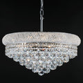 French Empire Crystal Chandelier, Elegant Statement Light for Dining and Entry