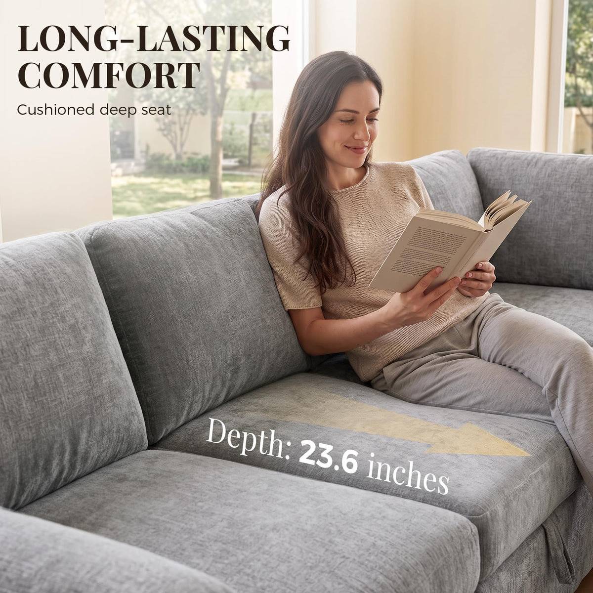 Sectional Sleeper Sofa with Pull Out Bed