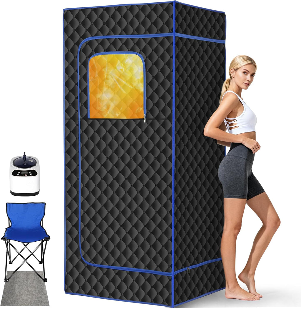 Portable Sauna - Sauna Steamer Machine for Home with 3L 1200W Steamer, 9 Levels