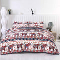 Boho Elephant Comforter Set Full Size, 7-Piece Bed in a Bag