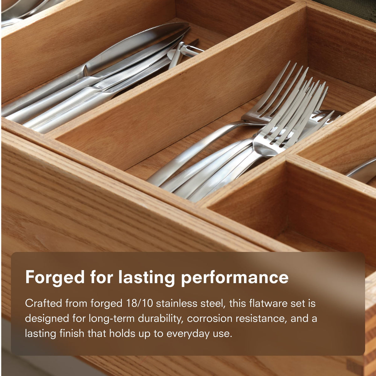 18/10 Stainless Steel Forged Flatware Set | 20 Piece Set