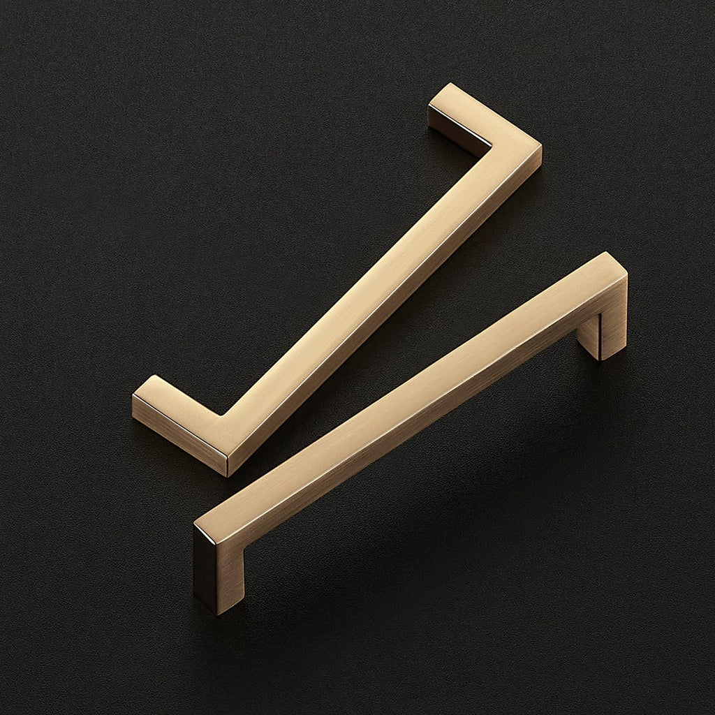 Champagne Bronze Cabinet Handles Drawer Pulls 3-3/4 Inch CC 30 Pack