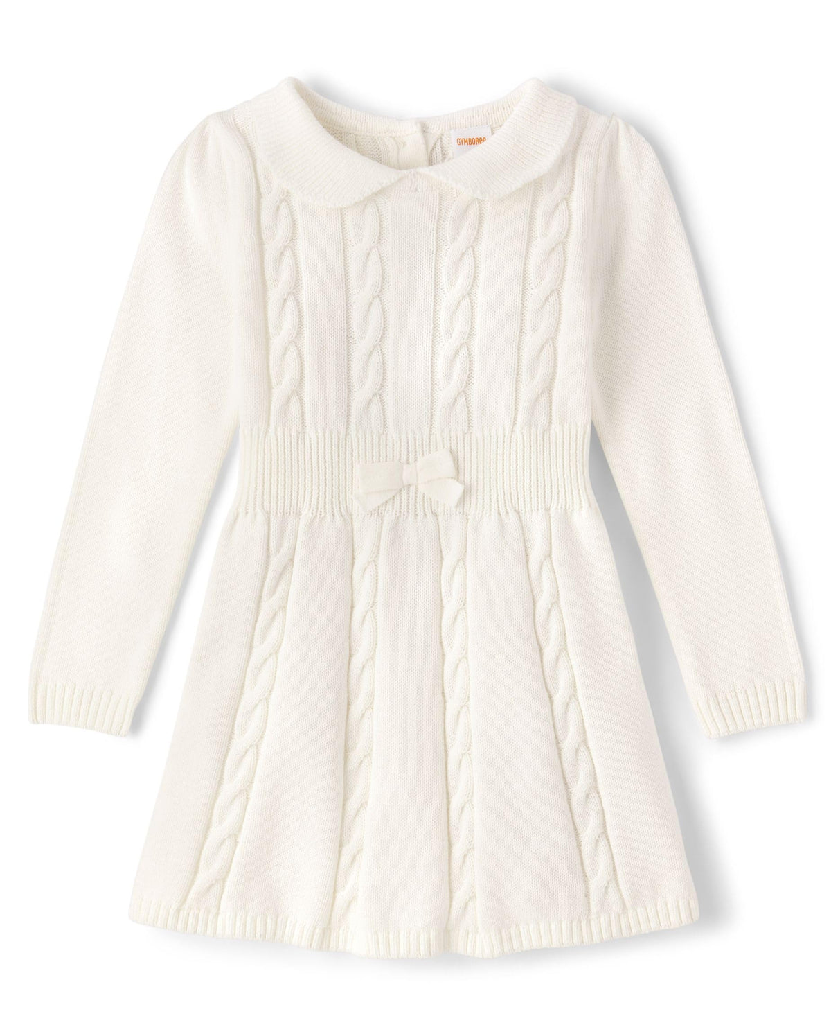And Toddler Long Sleeve Sweater Dresses,Soft White