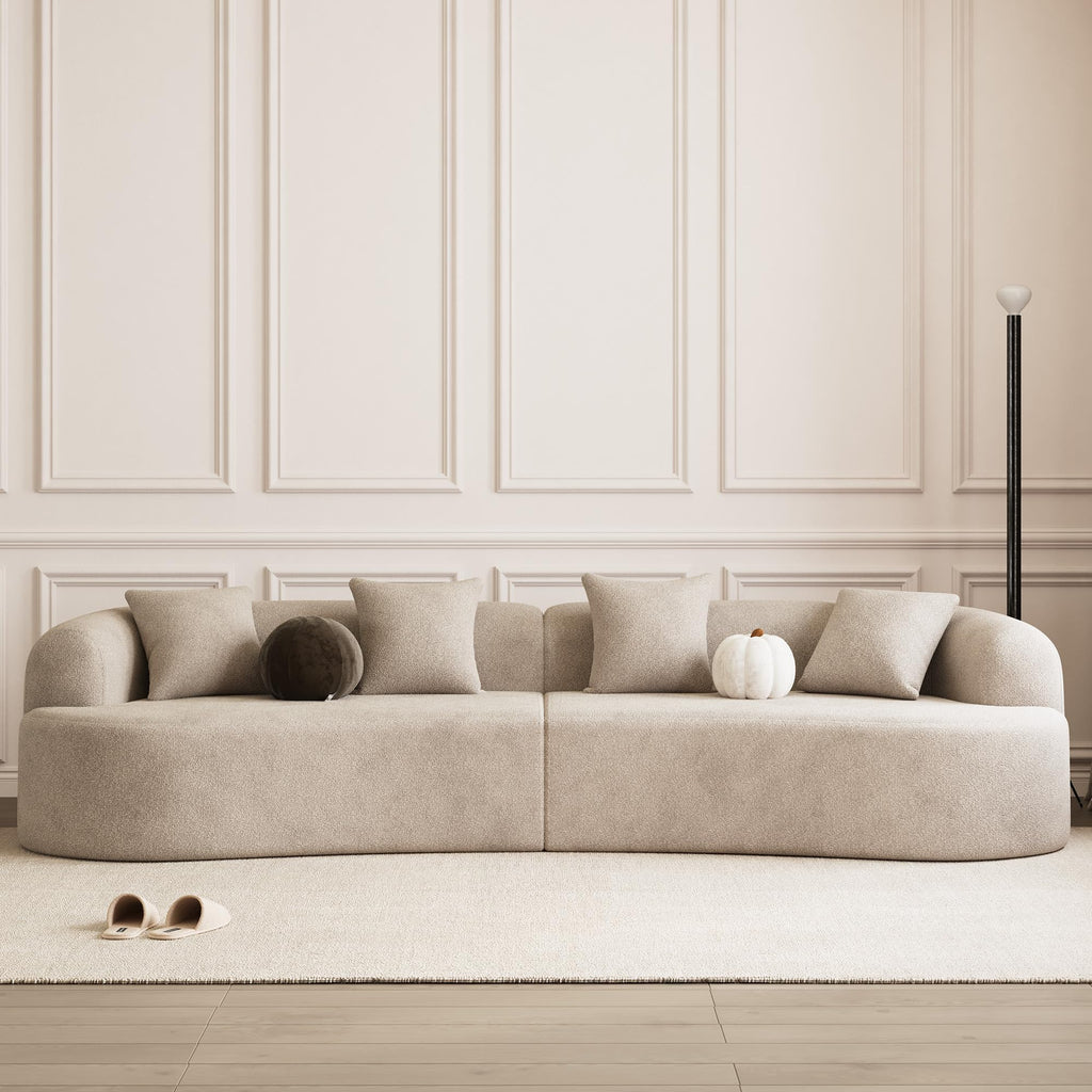 131" Modern Curved Sectional Sofas