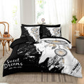 Dream Catcher Comforter Set 8 Pieces King Size Comforter with Sheets Mandala Boho Bedding Soft Quilt Set Abstract