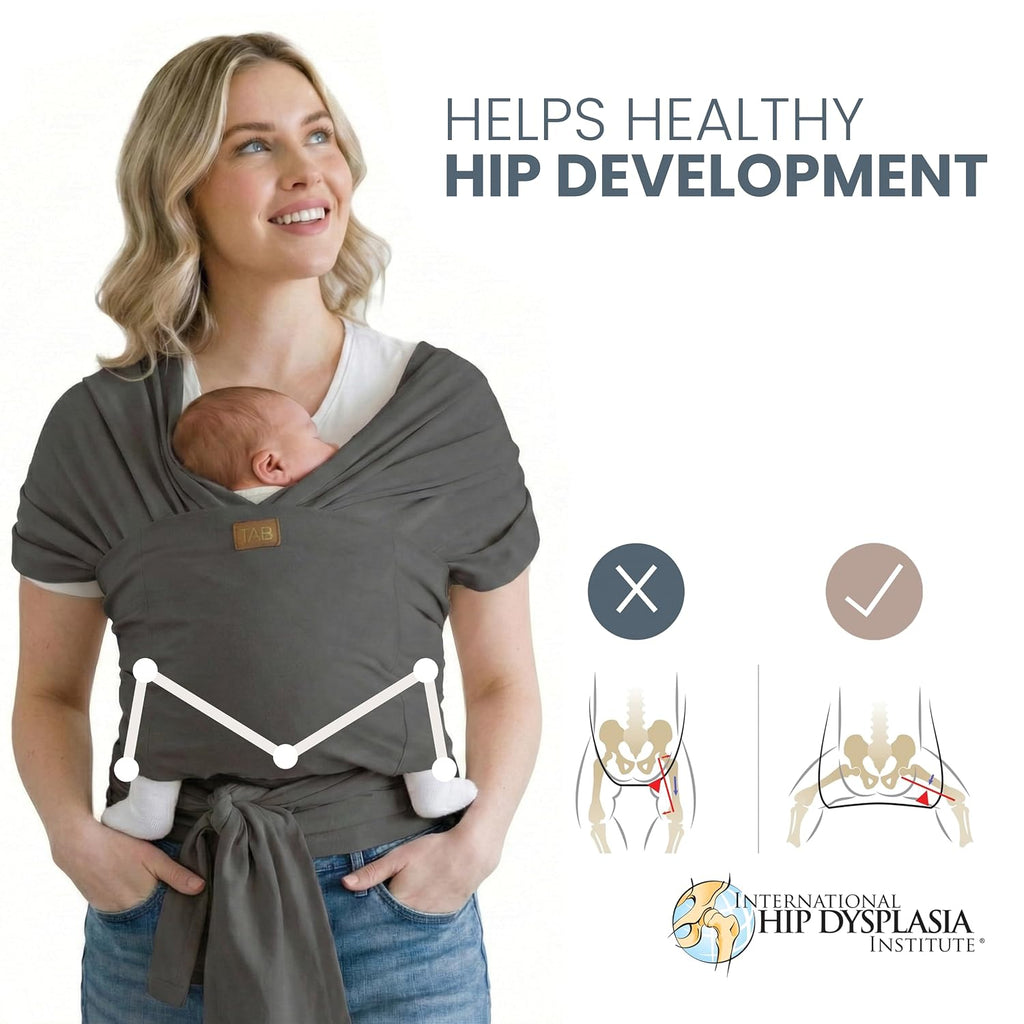 Baby Wrap Ring Sling Carrier, Newborn to Toddler, Adjustable Ergonomic Design for Mom & Dad, Soft Breathable